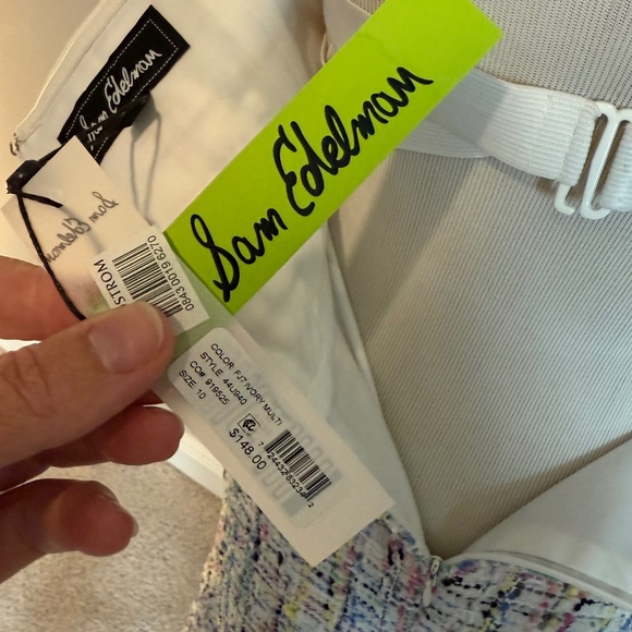 NWT Sam Edelman Confetti Strapless Dress Women’s Size 10 - Picture 7 of 7